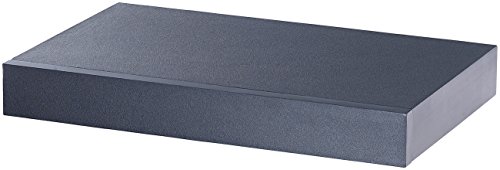 Carlo Milano Wandregal mit versteckter Schublade, 40 x 5 x 25 cm, schwarz - 3