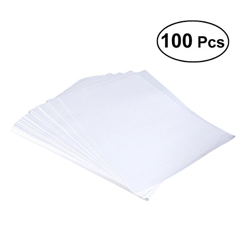 Preisvergleich Produktbild UKCOCO 100 Stück Transferdruckpapier für T-Shirts A4 (weiß)