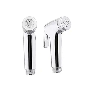 HPF ABS Health Faucet Indian Collection Conty Gun Toilet Jet spray , Silver, Polished Finish