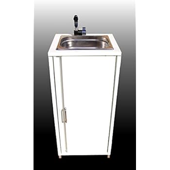 BBT @/Mobile lavabo in lamiera di acciaio nel congelatore bianco/pronti