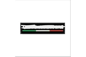 QSWEET MAREL Patch Nome Softair Tricolore prot Civile cm 12 x 3 Toppa Nastro a Strappo Ricamo -653