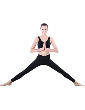 Blickdichte Leggings Damen Warme Yoga-Hose Knöchellang Baumwolle in Verschiedene Farben