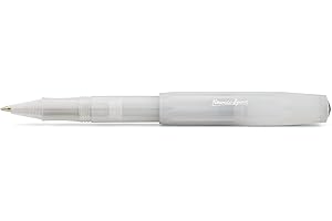 Kaweco Frosted Sport - Bolígrafo roller de gel (13 g, mina de 0,7 mm, 13,5 cm), color blanco