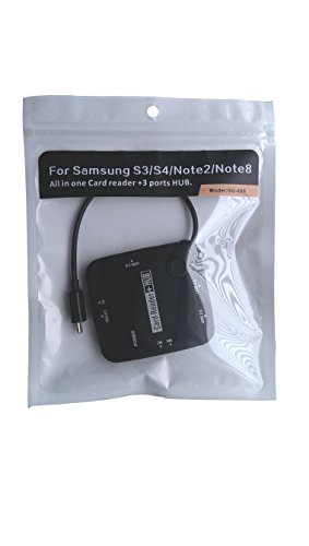 AGPTek USB 2.0 Port, SD, TF, MS, M2 Kartenleser OTG USB HUB Externer USB 2.0 OTG Kartenleser Card Reader Micro Hub Multi in 1 OTG Adapter SD(HC), Memory Stick, Memory Stick Micro, TF Kartenleser, Anwendung für Smartphone, Tablet, allen Geräten mit OTG Funktion und Mikro USB Port, Schwarz - 4
