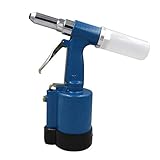 Material: Metall FLAMEER Pneumatische Blindnietpistole Riveter Blindnietgerät Nietgerät Nietzange Kit Set - Blau