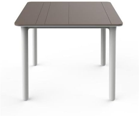 RESINAS OLOT Noa Table 90 x 90 Centimeters Sand/White