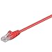 Produktbild Wentronic CAT5e UTP Netzwerkkabel (2x RJ45, 3m) rot