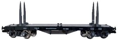 Zenner runge car Flat Car with Stakes, metal wheelsets, track G,
