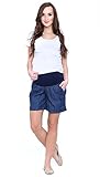 Mija – Kurze Jeans Umstandsshorts / Umstandshose mit Bauchband für Sommer 1045 - 2