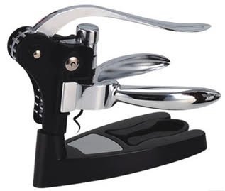 Korkenzieher, GWCLEO Wein-Flaschen-Öffner-Stab-Fertigkeit-Kenner Deluxe Lever-Arm Korkenzieher-und Folien-Schneider-Geschenk-Satz - 2