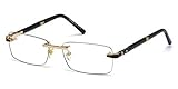 brille reinigen tipps Randloses Gestell Montblanc Brillen Für Mann 0490 030, Shiny Endura Gold Randloses Gestell, 57mm