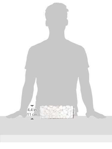 InterDesign 72360EU Pebblz Duscheckkorb mit Saugnäpfen, durchsichtig - 3