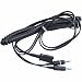Produktbild Kabel QD auf 2fach 3,5mm Klinkenstecker (Kopfhörer + Mikrofon)