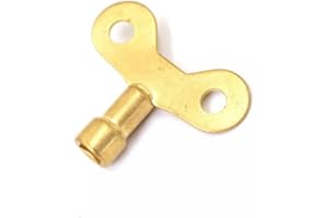 URBAN TRENDS Radiator Bleed Key- Radiator Valve Clock Key for Bleeding and Air Vent- Made of Solid Brass- Pack of 2 Units