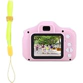 Coofbe 1080P &Ccedil;ocuk Fotoğraf Makinası Video &Ccedil;ekim Makinası 8GB Hafıza Kartlı &Ccedil;ocuklar İ&ccedil;in Dijital Kamera Pembe