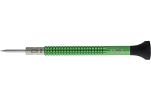 KD89 Horotec MSA01.020 - Cacciavite per orologiaio in alluminio eloxato, testa ergonomica in POM e stoppino intercambiabile in acciaio inox (2.00mm)