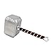 Produktbild QWEASZER Offizielle Marvel Avengers Montieren Thor Hammer Halloween Cosplay Männer Film Kostümfest Deluxe Edition Zubehör,Silver-OneSize