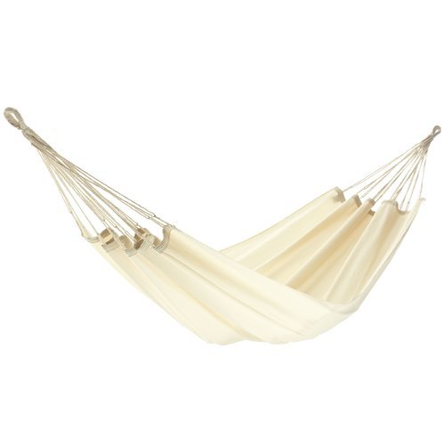 Antigua Outdoor Garden Hanging Hammock (Made of 100% Jobek cord, Color: Uni natural)