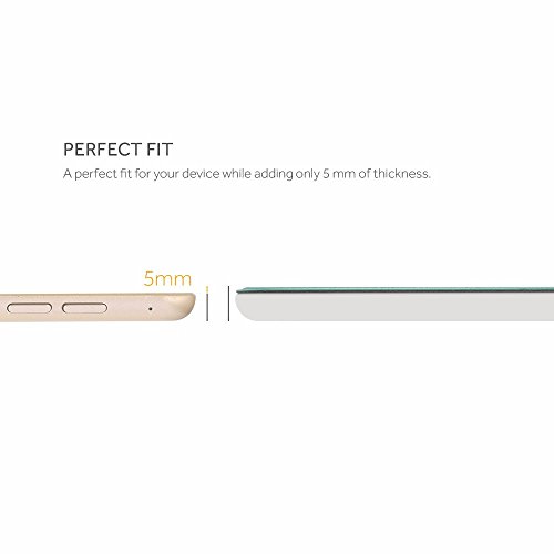 EasyAcc iPad Pro 12.9 2015 Hülle Case – mit Standfunktion und Automatischem Schlaf Funktion für iPad Pro 12.9 2015 (Modellnummer A1673 A1674 A1675) – Minze Grün, Kunstleder, Ultra Dünn - 2