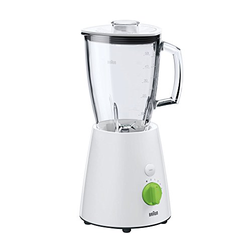 Braun TributeCollection JB 3060 Standmixer, 800 W, 24.500 U/min, ThermoResist Glas Mixbehälter (1,75 l), weiß - 3