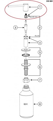 Preisvergleich Produktbild BLANCO PIONA Pumphebel Piona Chrom