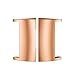 Produktbild Für Fitbit Charge 3 Edelstahl Adapter,Colorful Connector Uhrenadapter Uhrband Metallschließe Strap Uhrenarmband Lederarmband Erstatzband Metal Clasp Uhr Band Watchband für Fitbit Charge 3 (Roségold)