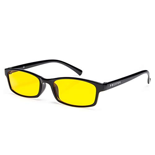 GAFAS DE ORDENADOR PROSPEK: Gafas para ordenador con filtro de luz azul Elite. Antirreflejantes, antifatiga, protección contra UV y radiación electromagnética de ordenador/TV, antiniebla, antiarañazos