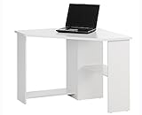 Corner Home Office Desk - Color: White Finish ()