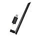 Produktbild Jerome10Dan USB 3.0 1200 Mbps Dual-Band WLAN Karte Wifi Empfänger 5G / 2.4G 5dBi Dual Band Antenne Wifi Schlüssel USB Adapter für Windows 2000 / XP/Vista / 7/8 / 8.1/10