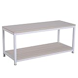 ✅DIMENSIONES: Dimensión total: 100x40x44.5cm (LxANxAL), Altura desde el estante inferior al superior: 32cm, Capacidad máx. de carga: 70kg