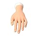 CINEEN Nail Art Movable Practice Model Hand for Nail Art Training Tips Soft Practice Hand Flexible Silicone Prosthetic Hand Manicure Tool...