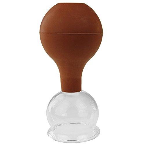 Pulox - Ventosa de cristal (52 mm), color marrón