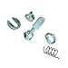 Produktbild BeIilan 5Pcs / Set 1U0837167 Eisen, Silber, Links rechts Türschloss Reparatursatz Ersatz für Golf MK4 Türschließzylinder