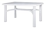 Montaje no incluido Olot M256932 - Mesa resina bolero blanca
