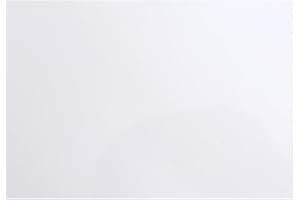 Musiclily 20x25cm Material Lámina Golpeador Autoadhesivo de Guitarra Acústica Hoja Blanco Pickguard para Guitarra Acústica, Blanco