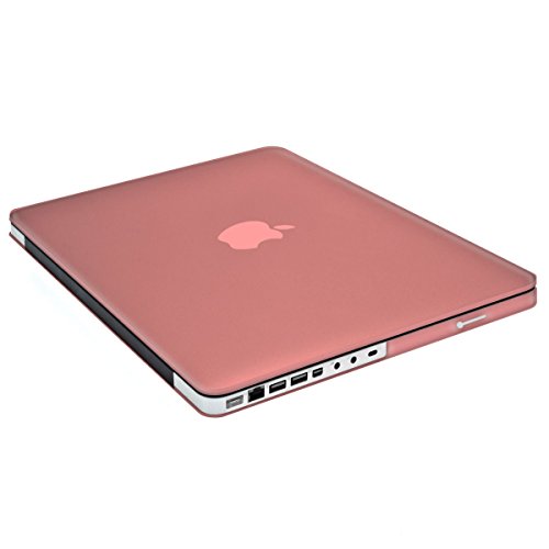 kwmobile Hardcase Laptop Hülle für Apple MacBook Pro 13″ (ohne Retina) – Pink dünne gummierte Schutzhülle Cover Case Tasche - 2