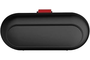 ‎MORECHIOCE Auto Sonnenblenden Brillenetui, MoreChioce Universal Auto Brillenhalter Brillen-Clip Brillenbox Brillen-Aufbewahrungsbox Sonnenbrillen Etui Brillen Halterung für Auto SUV Wohnmobil LKW,Schwarz