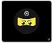 Produktbild 1art1 109109 Gaming - Ninja Icon, Schwarz Mauspad 23 x 19 cm