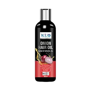 KUQ Beauty care Natural Red Onion Luxurious Hair Care Kit for Hair Growth Red Onion Anti Hair Loss & Hair Growth Oil 200 ml (HAIR OIL)