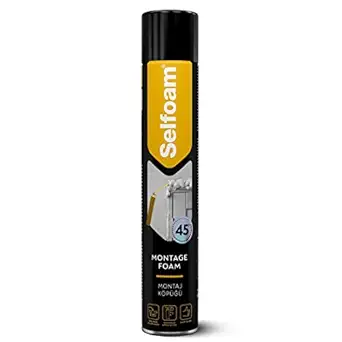 PUF-750 Multipurpose Expandable PU Foam Insulation Sealant Spray for Window, Tile, Door & AC Gaps (750ml)