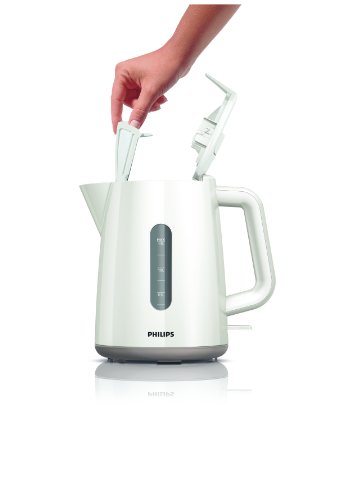 Philips HD9300/00 Wasserkocher (2400 Watt, 1,5 Liter, 360°Pirouette) weiß/grau - 3