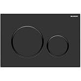 Geberit 115.882.16.1 Trigger Plate Sigma20 2 Pieces for Washing, Matte Black, 115882161