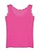 Bheema Female Chiffon Waves Edge U Collar Pure Color Loose Vest