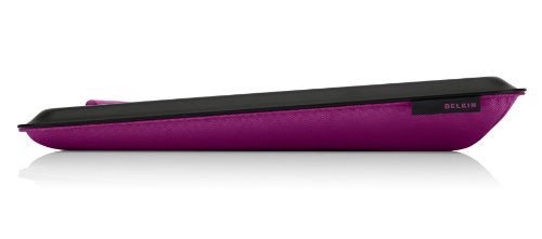 Belkin Cushdesk Kniekissen Unterlage (für Notebooks bis zu 46,7 cm (18,4 Zoll)) espresso/fuchsia - 2