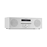 HOCHWERTIG: Das elegante SolidSteel-Design mit einem Frontpanel aus gebürstetem Aluminium und weißem Gehäuse wird in jedem Wohnambiente zum dezenten Blickfang. Damit überzeugt das auna UKW-Radio nicht nur mit seinen technischen Details.
