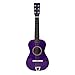 Produktbild Foxom Kindergitarre, 23" Holz 6 Saiten Kinder Gitarren Spielzeug Musikinstrument Pädagogisches Spielzeug Geschenk für Kinder Junge Mädchen ab 3 Jahre (Lila)