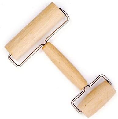 SCI Double Dough Roller 4 & 2.5 Rollers - Pastry Pizza Pasta Hand Rolling Pin by Pizza Dough Tools