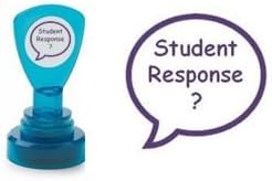 Student Response Teacher Reward Stamp (Purple)