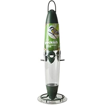 Garden Patio Peckish 3 Port Seed And Nyjer Bird Feeder Garden