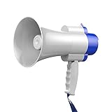 Sonido claro y sonido largo: con este altavoz puede escuchar 1.640 pies de sonido. Magnifico claramente tu voz ..